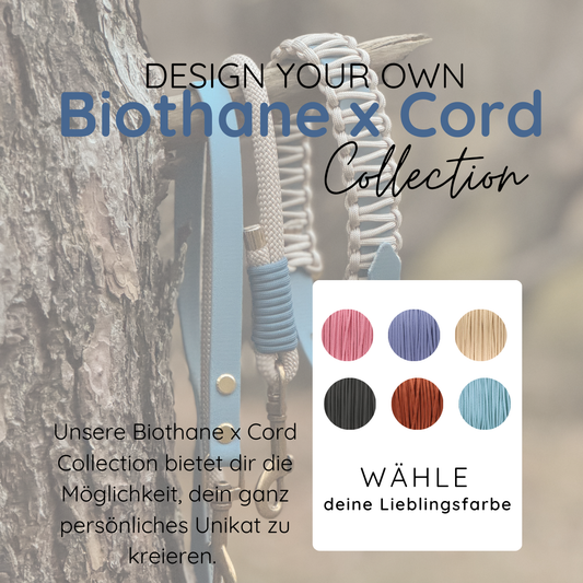 Design your own - Biothane x Cord Halsband