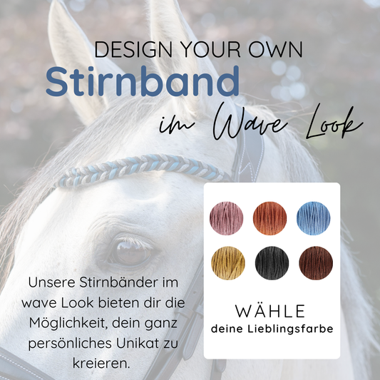 Design your own - Stirnband im Wave Look